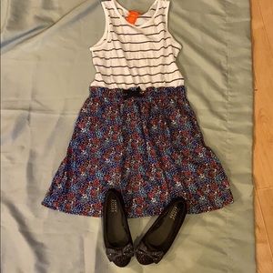 Floral Pattern Play Dress Girls